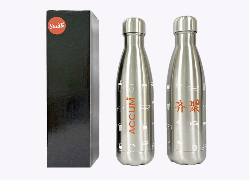 Hindi kinakalawang na asero na bote